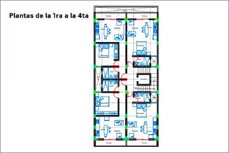 Imagen de Plantas de 1 a 4 - 5ta Lia Condos